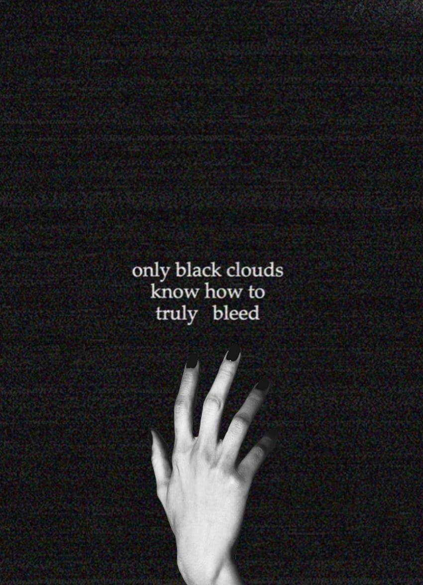 Aesthetic Emo Quotes (Page 1), Aesthetic Black Emo HD phone wallpaper |  Pxfuel