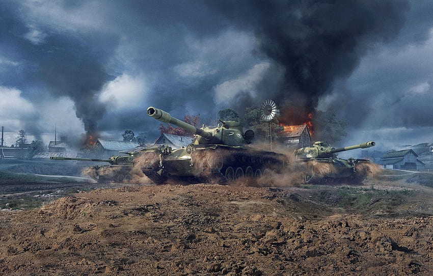 World of Tanks, World Of Tanks, T110E5, Wargaming Net, WoTB, Flash, WoT: Blitz, World of Tanks: Blitz สำหรับ , ส่วน игры - วอลล์เปเปอร์ HD