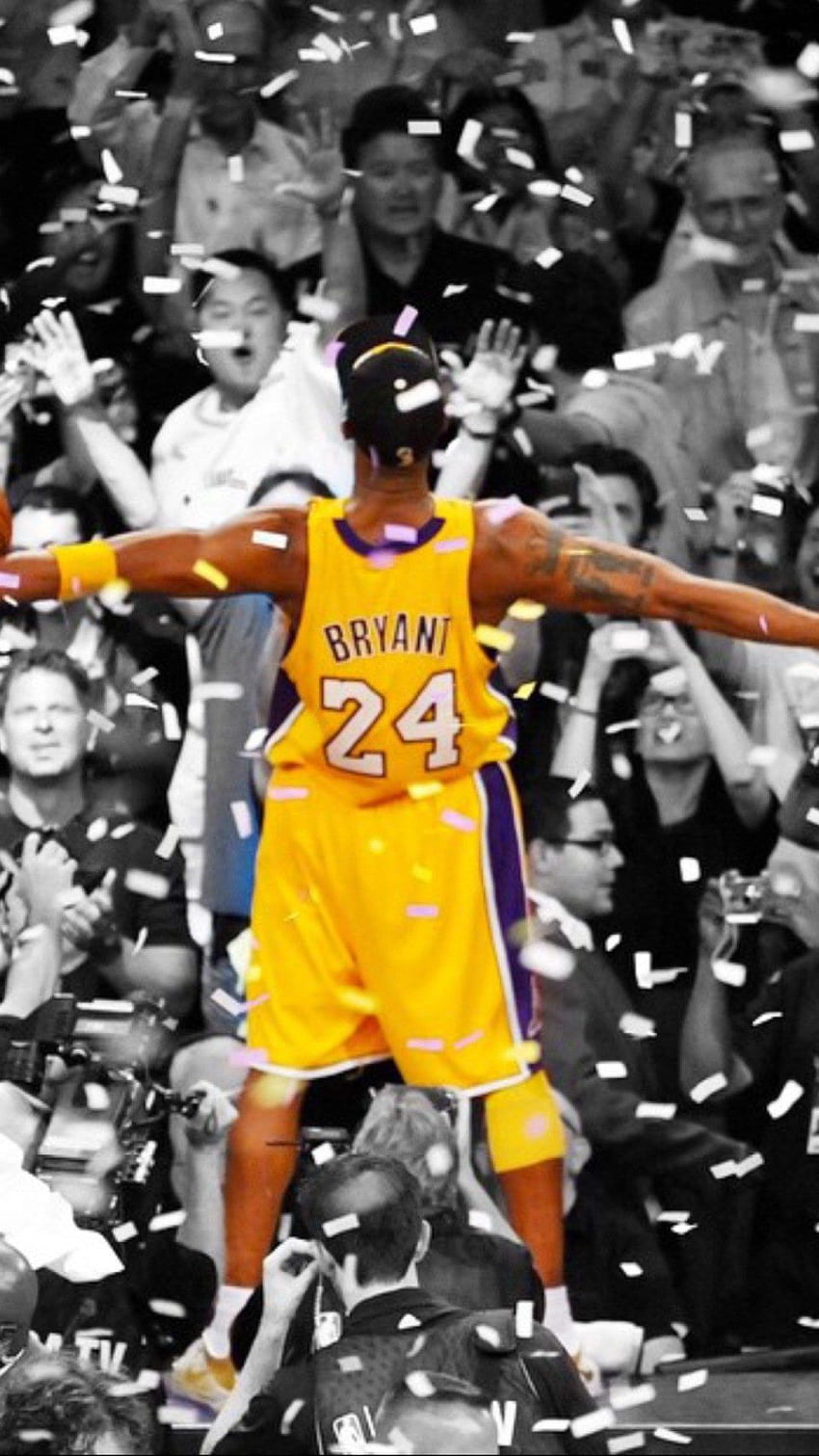 Kobe Bryant iPhone - Campeonato ganador de Kobe Bryant, Kobe Bryant 24 fondo de pantalla del teléfono