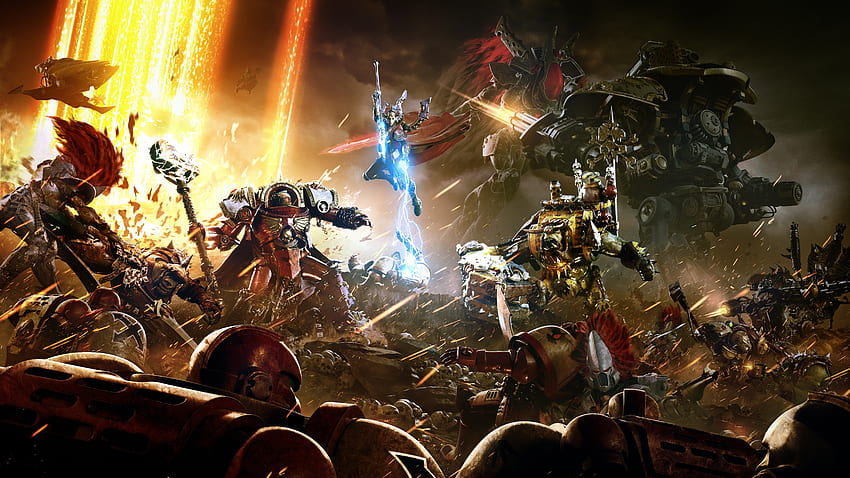 Warhammer 40,000, uzay gemisi, video oyunu, sanat HD duvar kağıdı