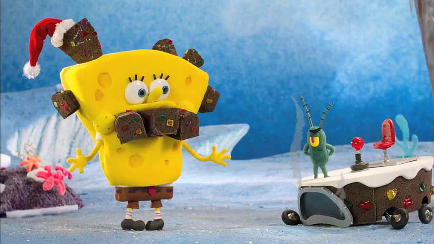 Spongebob Squarepants funny humor christmas f HD wallpaper