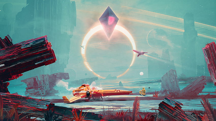 No Man's Sky, another world, survival game, 2019, artwork HD wallpaper