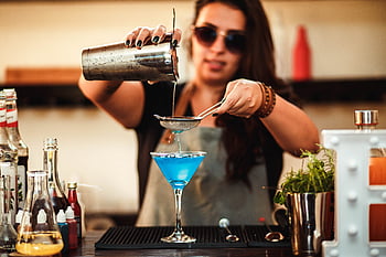 Cool female bartender making cocktail · Stock HD wallpaper | Pxfuel