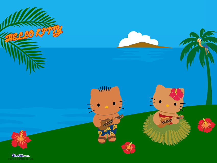 Le site des fans de Hello Kitty - HelloKitty.FR. Hello kitty , Hello kitty , Hello kitty, Cartoon Hawaii HD wallpaper