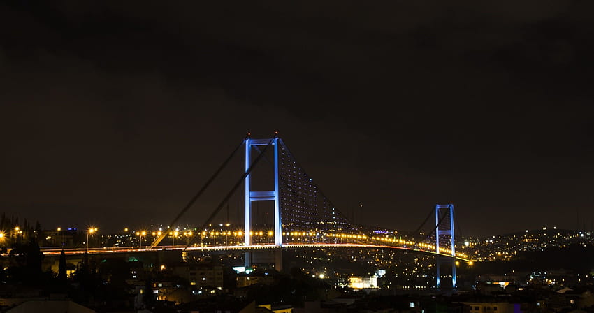 bridge istanbul night ultra High quality walls HD wallpaper
