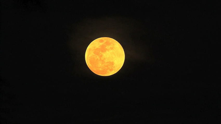 Gelber Mond für - Wir brauchen Spaß HD-Hintergrundbild