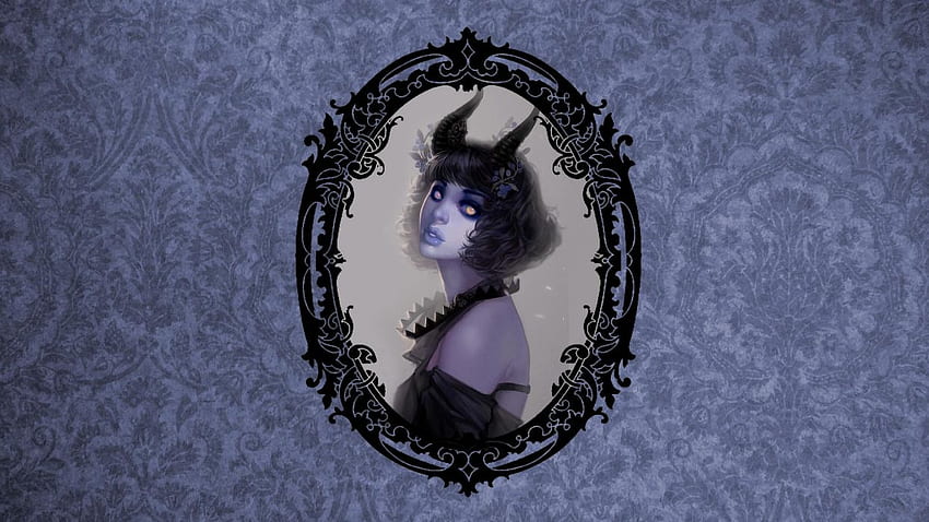 Homestuck Portrait Purple dark gothic girl girls . . 80522 HD wallpaper