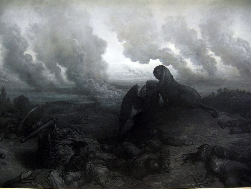 L'Enigme โดย Gustave Doré วอลล์เปเปอร์ HD