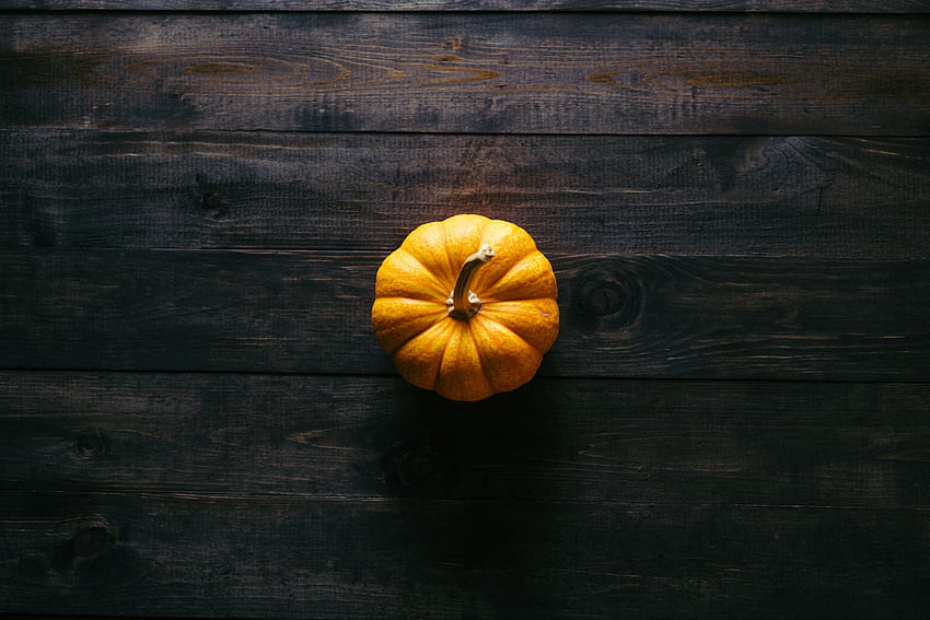 Pumpkin, Wood, Wooden, Minimalism, Shadow, Floor HD wallpaper