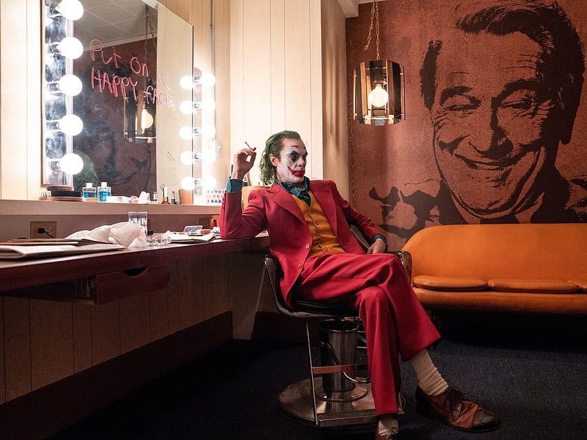 Joaquin Phoenix'in Joker, Joker Arthur Olduğu Cesur Gotham City'nin Kamera Arkası HD duvar kağıdı