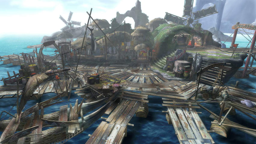 Moga Village, Monster Hunter Tri HD-Hintergrundbild