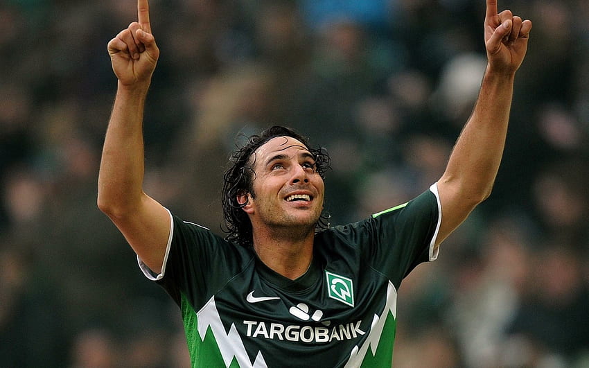 Claudio Pizarro, jogador de futebol, Werder Bremen, estrelas do futebol, Bundesliga com resolução . Alta qualidade papel de parede HD