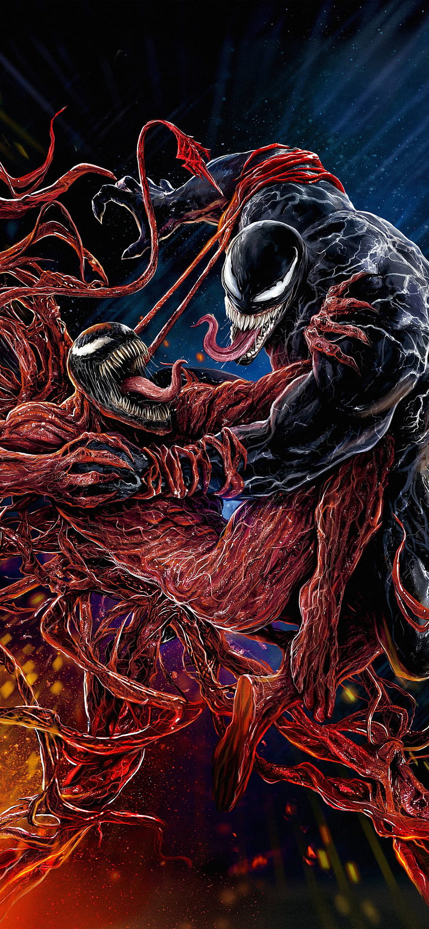 Venom: Let There Be Carnage, Venom 2, Marvel Comics, 2021 Филми, Филми, Venom 2 Филм HD тапет за телефон