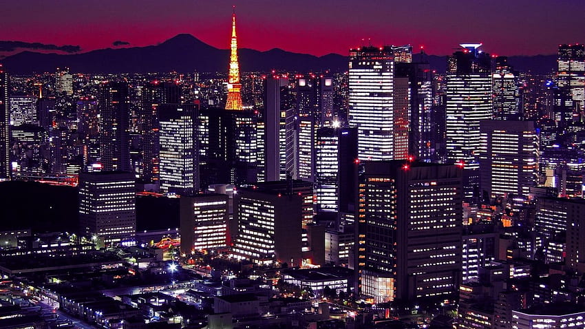 Nhật Bản, Tokyo, tòa nhà, đêm, thành phố, laptop: Nhật Bản là một trong những quốc gia đón đầu về công nghệ và đô thị hóa. Cùng khám phá những tòa nhà và cảnh quan đẹp nhất Tokyo vào ban đêm qua chiếc laptop của mình. Đừng bỏ lỡ ảnh nền đầy sắc màu và sống động này! 