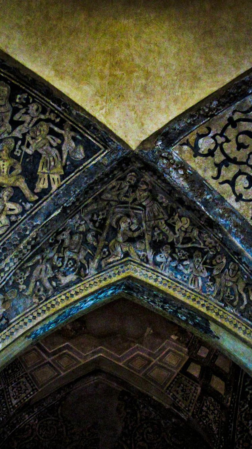 アーキテクチャ イラン 歴史的なシラーズ 天井 vakil バス HD電話の壁紙