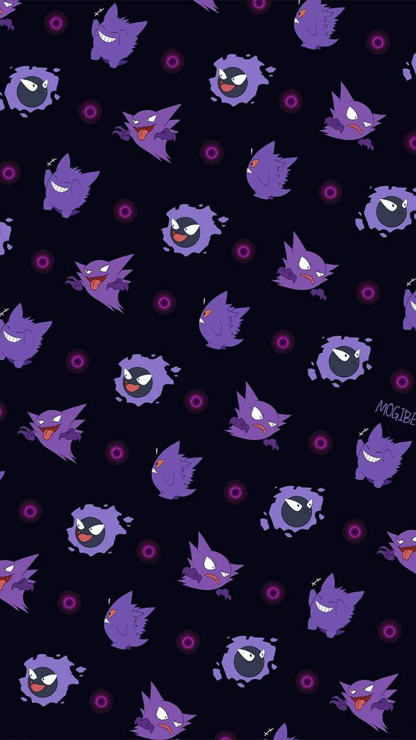 Gastly Android, Gastly Pokemon HD phone wallpaper