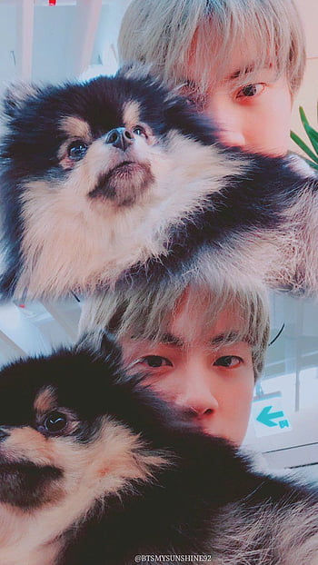 Taehyung with Yeontan layover