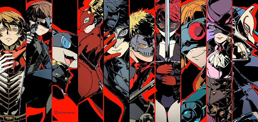 Persona 5 Kraliyet Anime Tahtası, Persona 5 Karakterleri HD duvar kağıdı