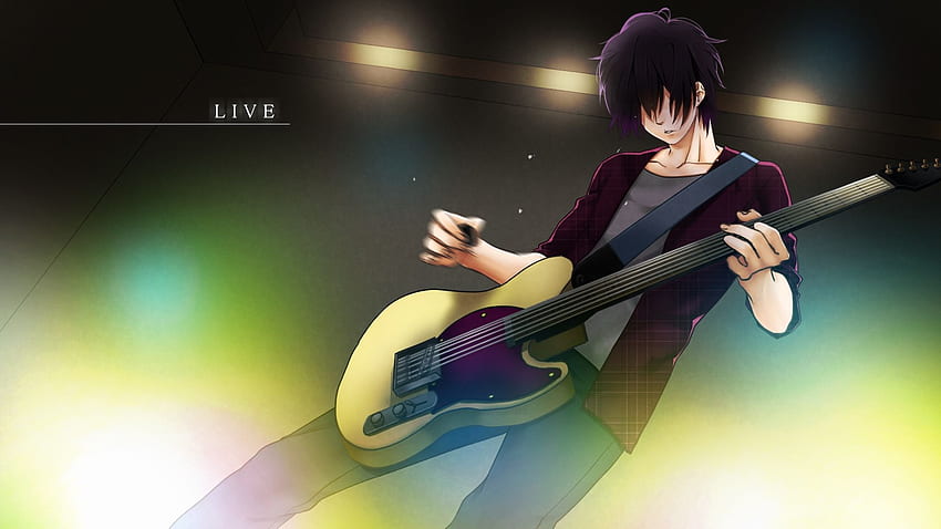 Sad Anime Guy With Guitar, Guitar Sad Boy HD wallpaper