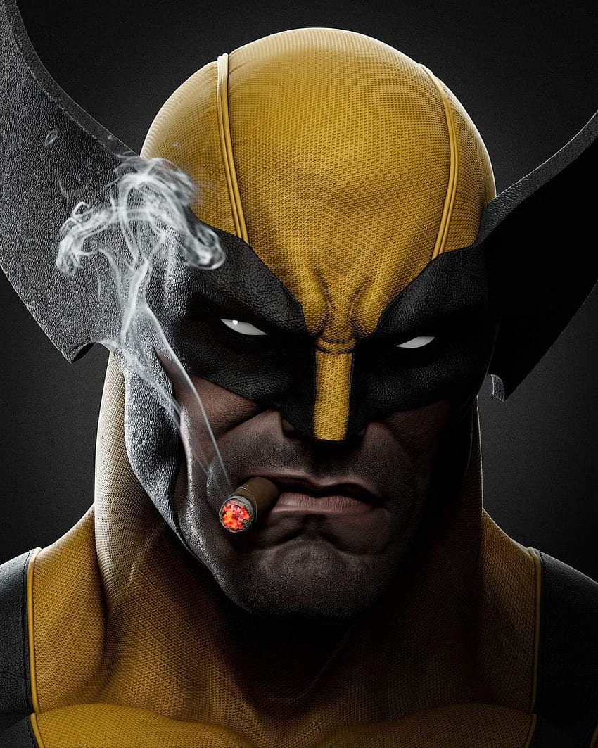 Wolverine, action_figure, logan, cigare, hommes, comique Fond d'écran de téléphone HD