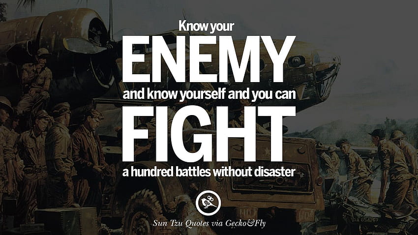 Zitate aus Sun Tzu Art of War für Politik, Wirtschaft und Sport, Militärzitate HD-Hintergrundbild