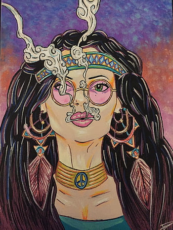 Hippie Trip 2  by Laura Barbosa from Peace art exhibit
