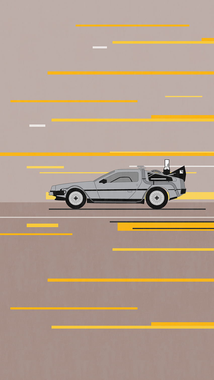 DeLorean Wallpaper  Back To The Future Day 2021 by KineSight on DeviantArt