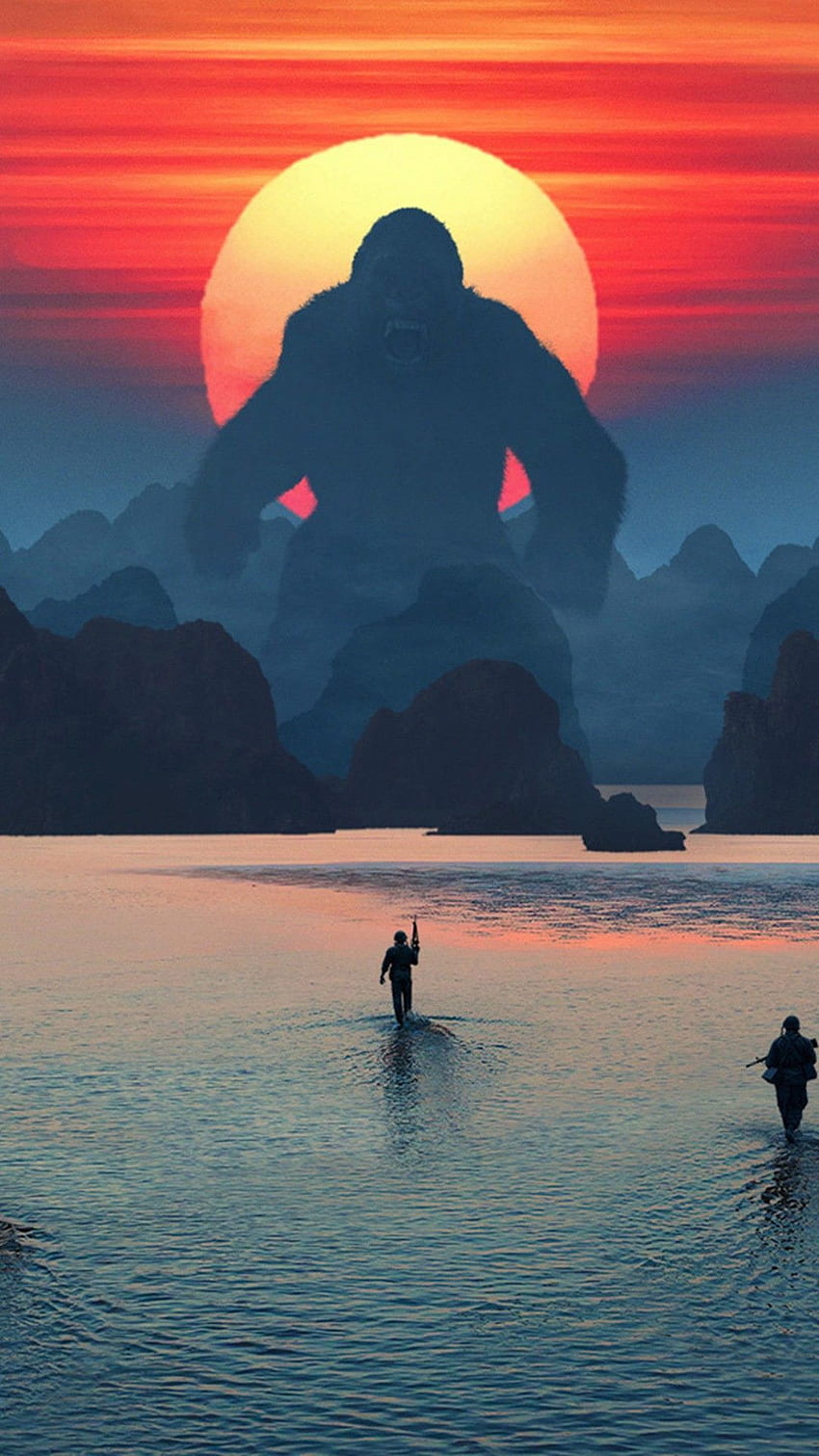Kong Isla Calavera Do, King Kong fondo de pantalla del teléfono