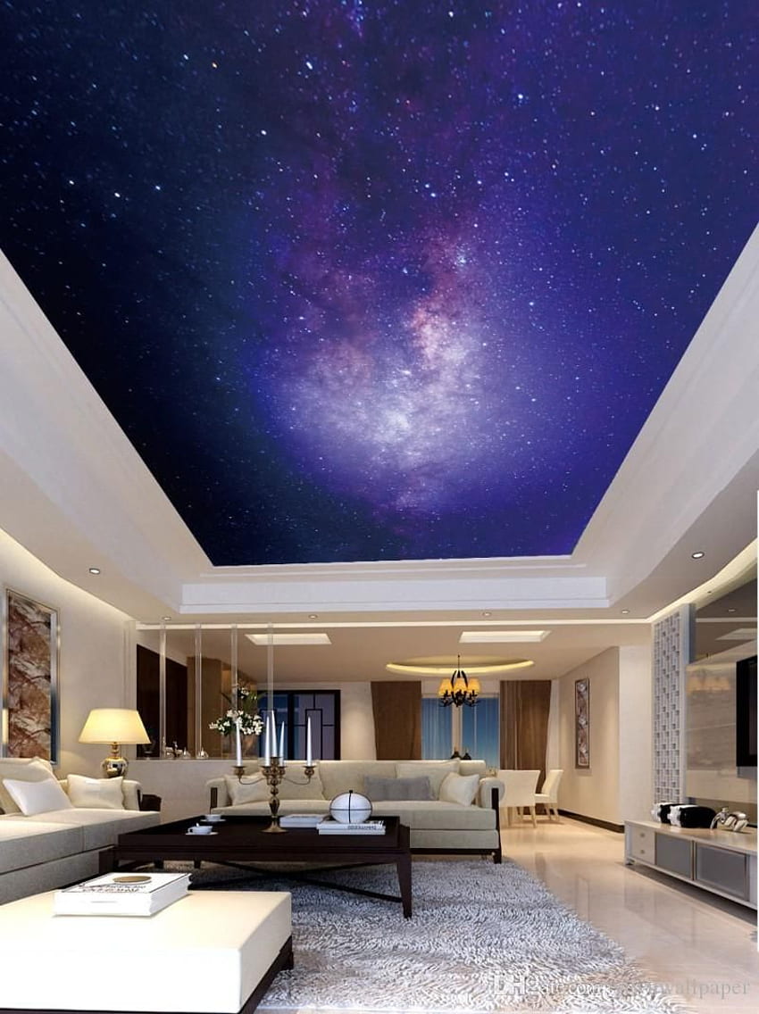 Starry Night Painting On Ceiling .teahub.io HD phone wallpaper | Pxfuel