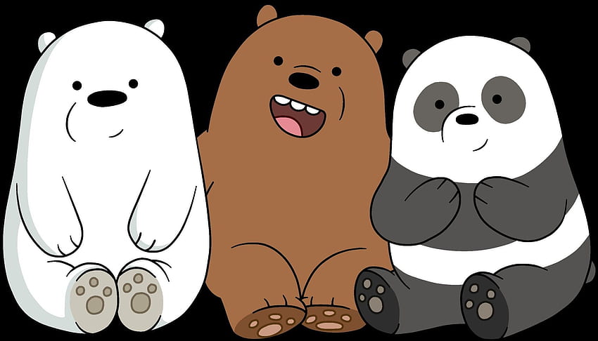 We Bare Bears y antecedentes - de We Bare Bears, osos de dibujos animados fondo de pantalla