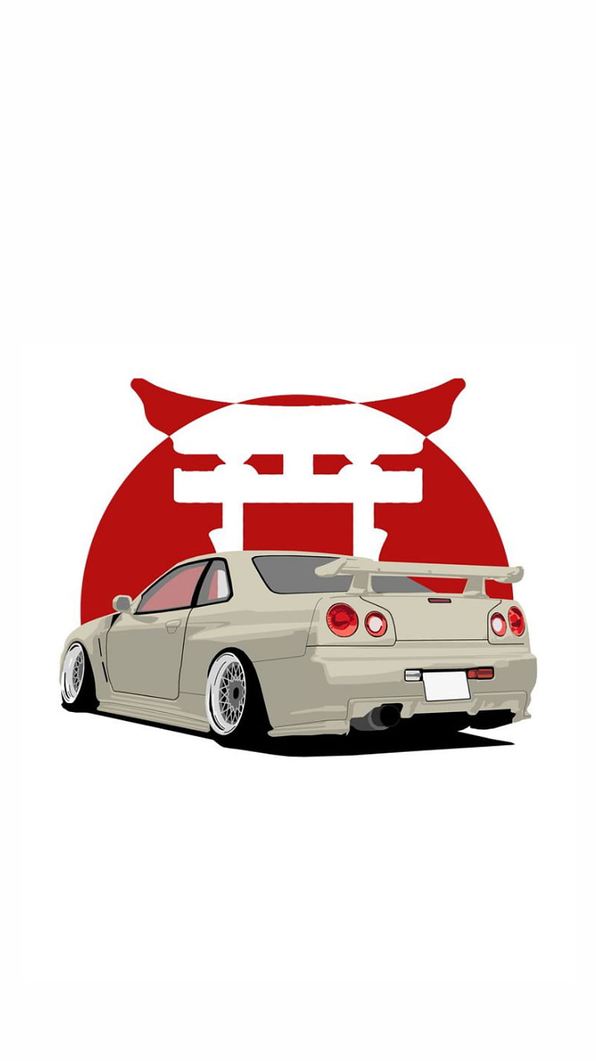 Skyline R34, jdm, Auto, Nissan HD-Handy-Hintergrundbild