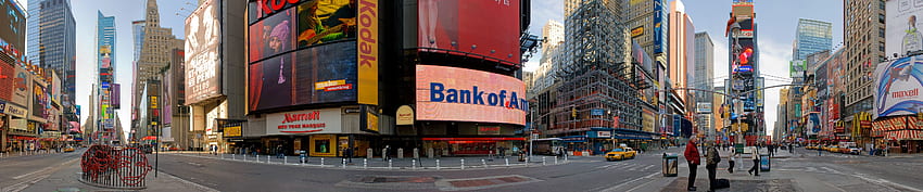 5760×1200 New York Times Square Kosongkan Dvdbash Wordpress Wallpaper HD