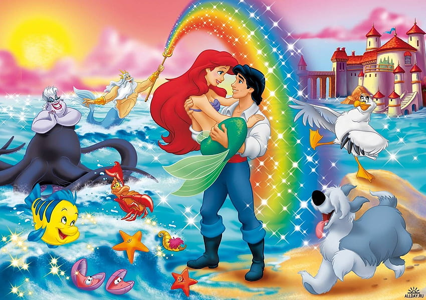 Little Mermaid Princess Ariel, Ariel Laptop HD wallpaper