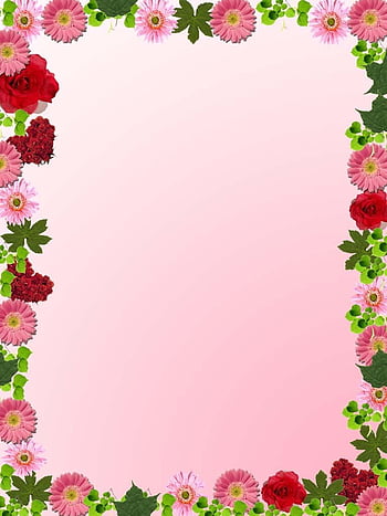 clipart flowers borders