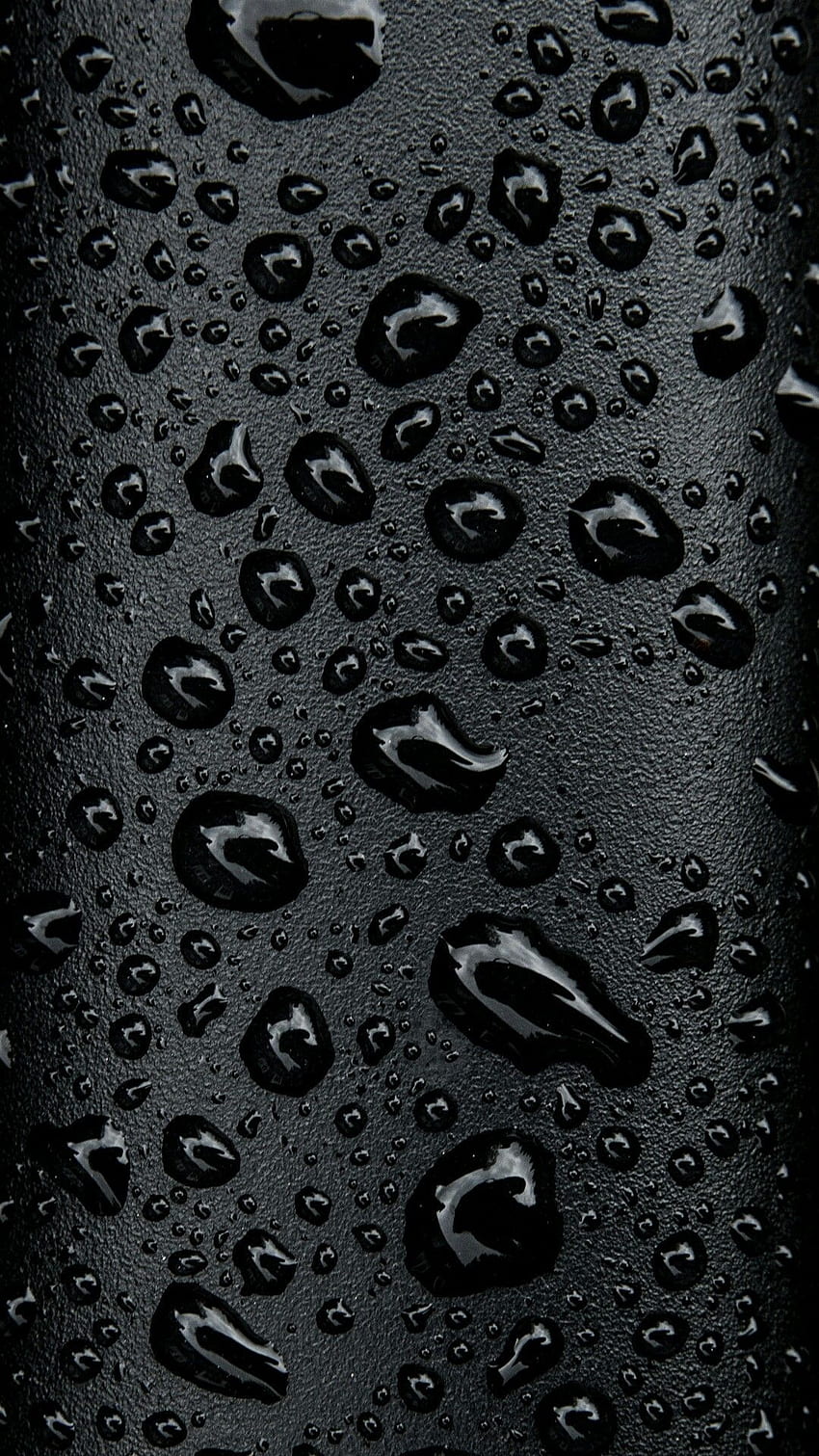 Gotas de água preta. (para telefones) ㊗ Papel de parede de celular HD