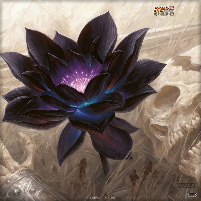 Magic: The Gathering's Black Lotus sprzedaje się za 166 100 $ na aukcji, Magic Cards Tapeta na telefon HD