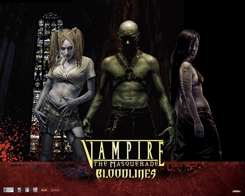 Vampir: The Masquerade - Bloodlines 3 , game, vampir, topeng, troika Wallpaper HD