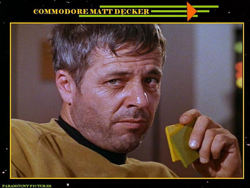 William Windom as Commodore Matt Decker, william windon, tos, matt decker, star trek HD wallpaper