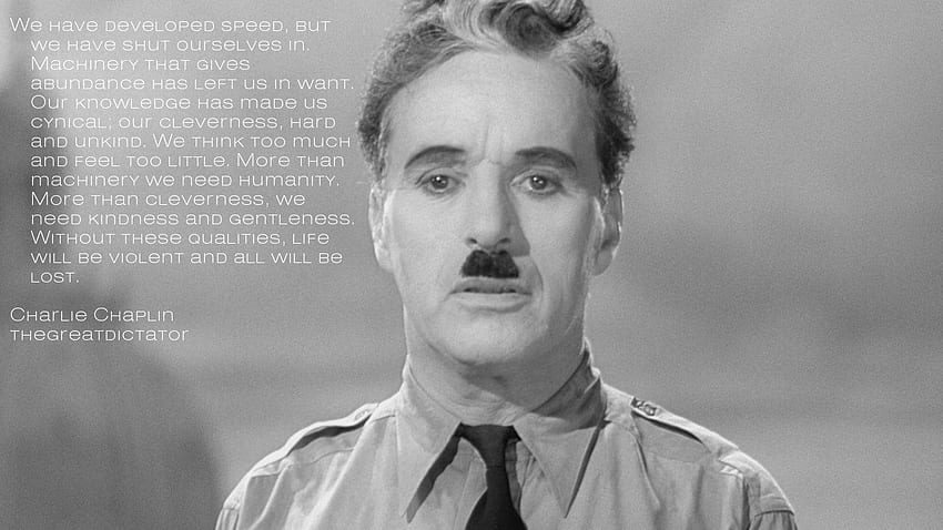 Una alta resolución de una cita, citas de Charlie Chaplin fondo de pantalla