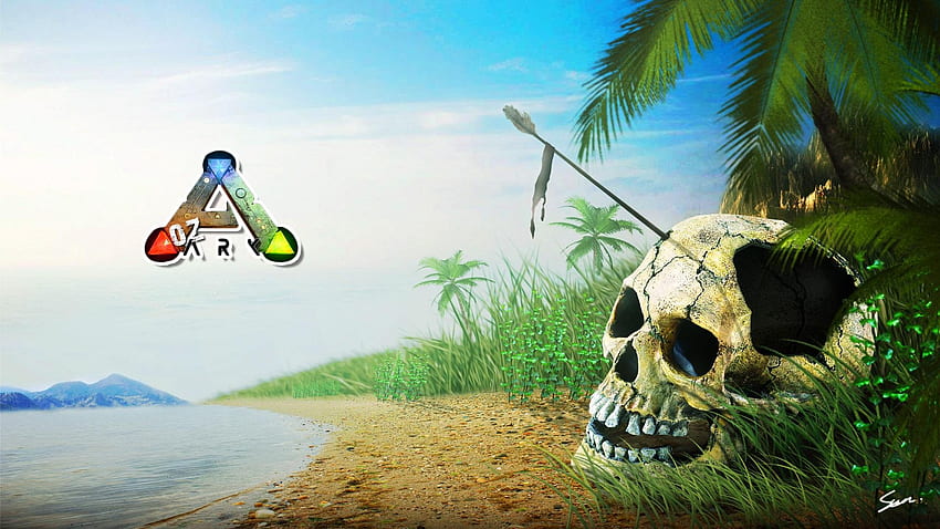 Survival Evolved с висока разделителна способност за лаптоп - най-добрият Ark Survival Evolved, логото на Ark Survival Evolved HD тапет