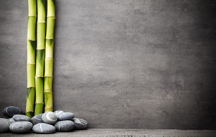 stones, bamboo, stones, bamboo, spa, zen for , section минимализм, Zen graphy HD wallpaper
