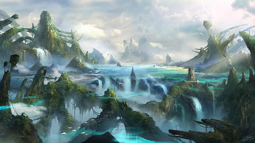 fantasy landscape 1230273 - HQ, Fantastic Landscape HD wallpaper