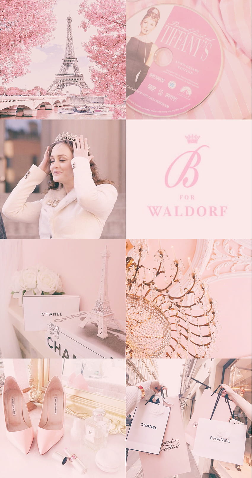 gossip girl - estética rosa blair waldorf ♡ Papel de parede de celular HD