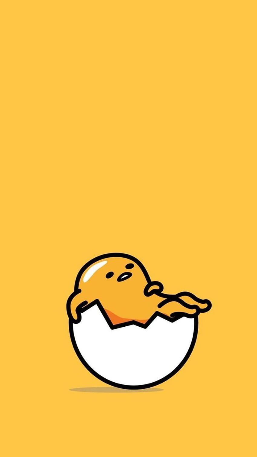 Lazy Egg Gudetama - Top Lazy Egg Gudetama Background - iPhone yellow, Gudetama , Yellow HD phone wallpaper