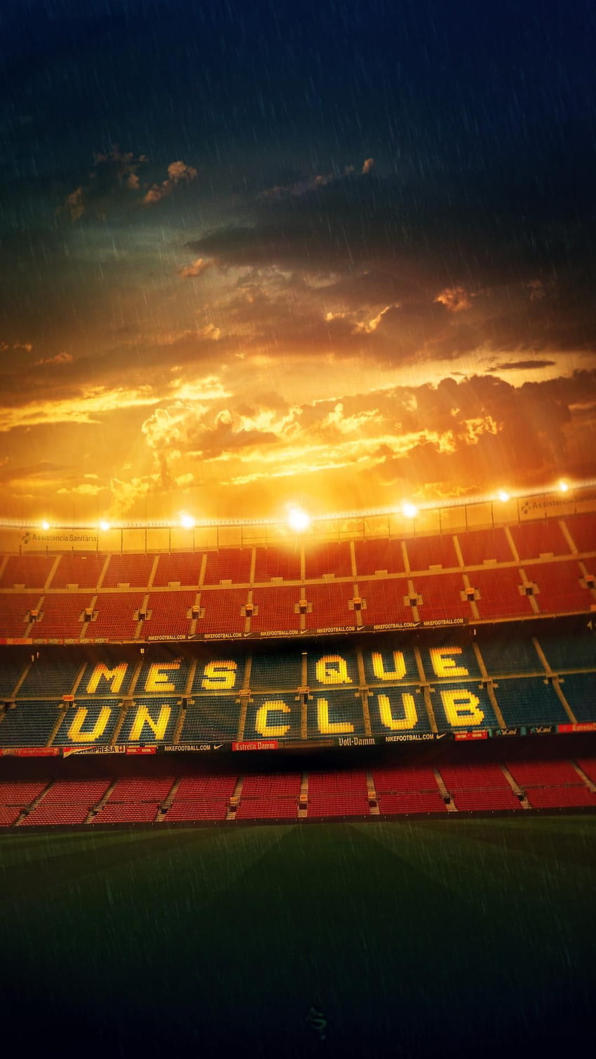 Lebih dari klub. saya lebih suka keadaan. .. More Than A Club memiliki makna sosial, politik, dan sejarah yang hebat. Sepak bola Barcelona, ​​Fcb barcelona, ​​tim Barcelona, ​​Messi Camp Nou wallpaper ponsel HD