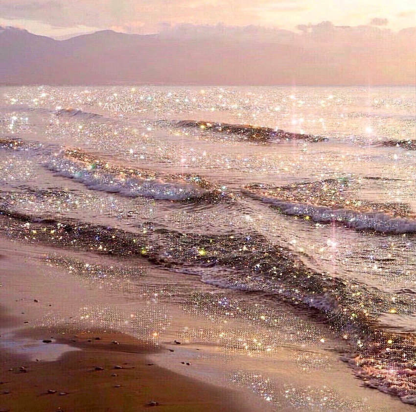 Glitter Ocean Aesthetic, Sparkly Ocean HD wallpaper | Pxfuel