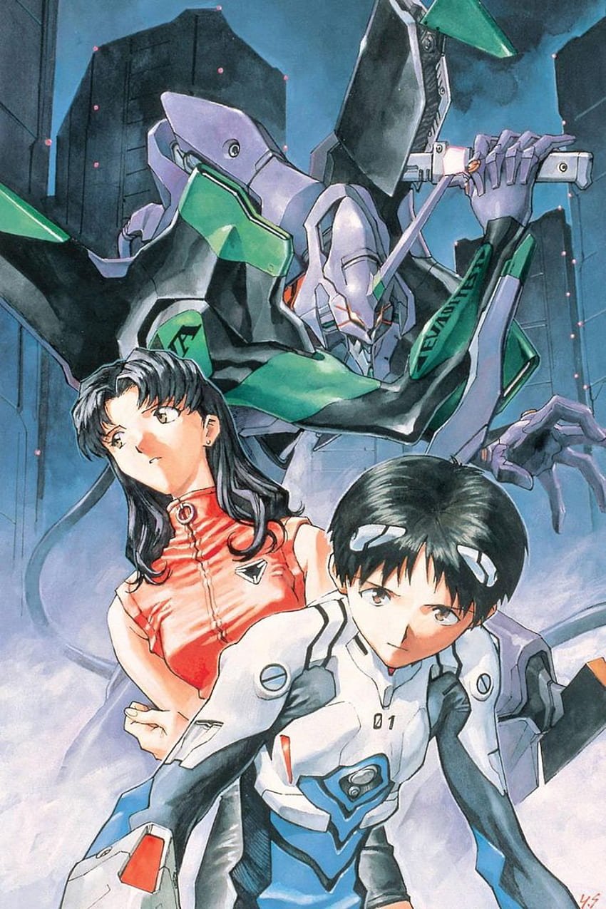 Ilustración de la portada del cómic de Evangelion. Evangelion, Neon genesis evangelion, Neon evangelion, Evangelion Manga fondo de pantalla del teléfono