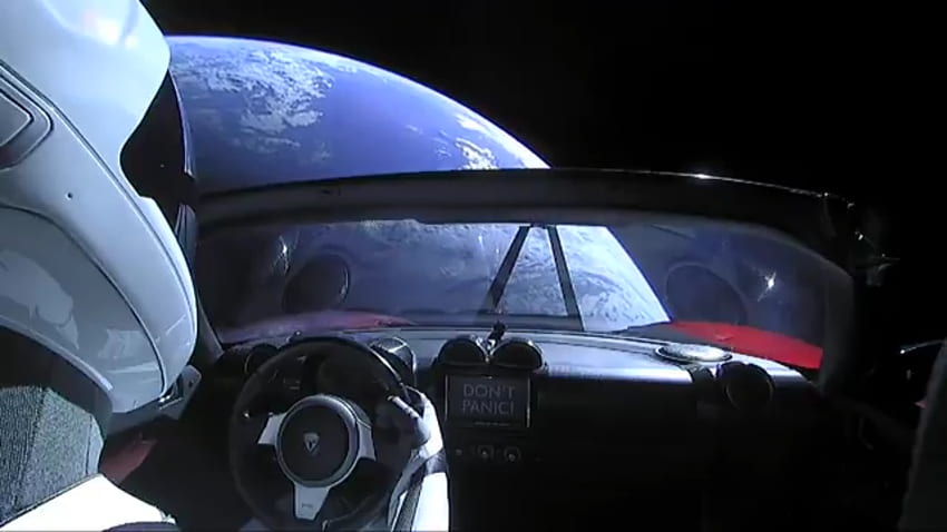 Elon Musk y SpaceX con éxito. Reino Unido, Tesla Starman fondo de pantalla