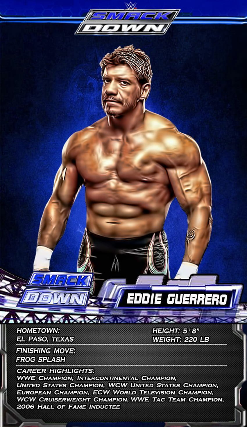 Eddie Guerrero. Eddie guerrero, World championship wrestling, Wrestling divas HD phone wallpaper