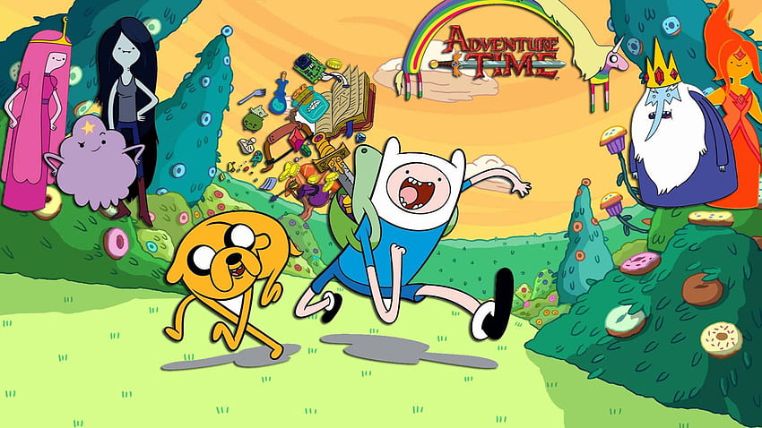 Adventure Time, Finn and Jake Christmas HD wallpaper